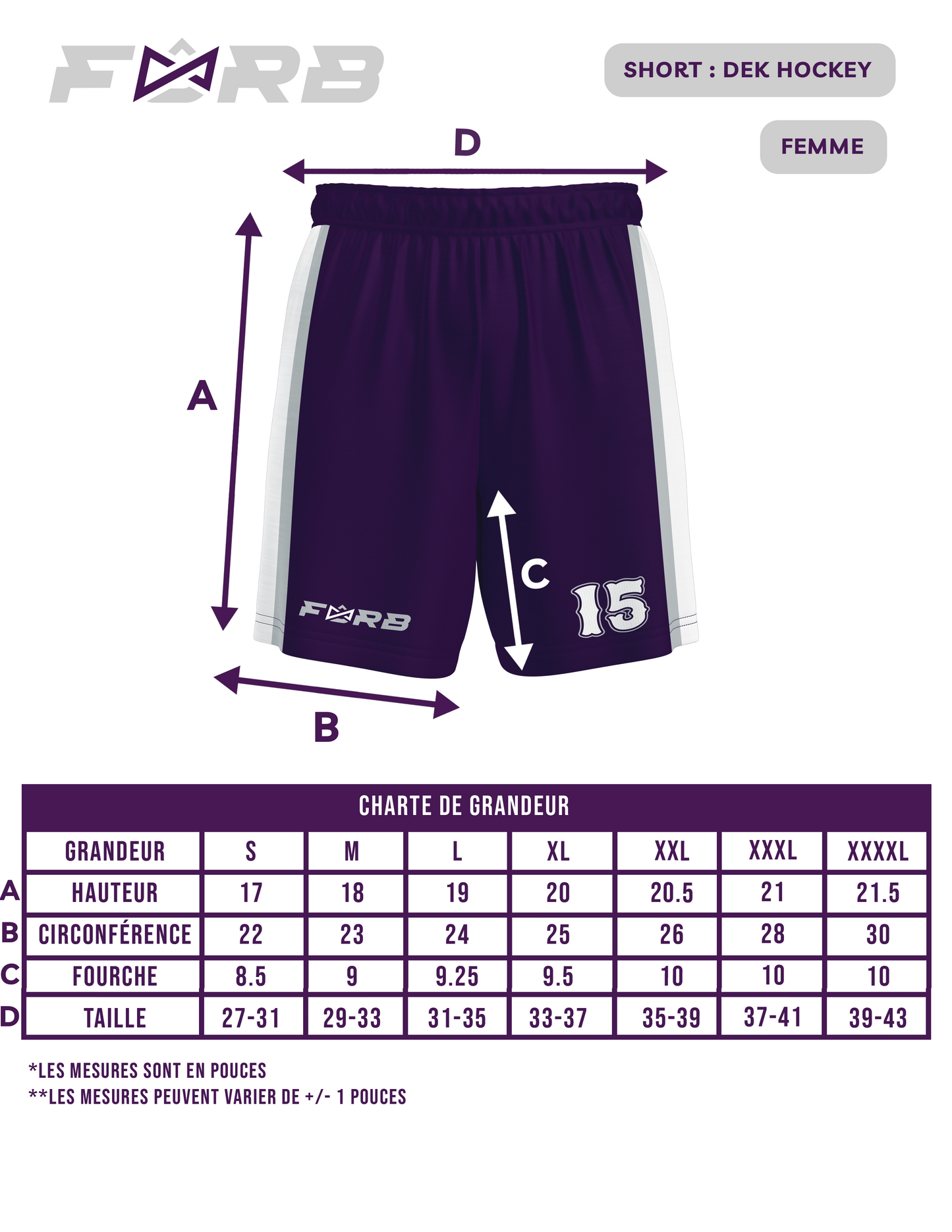 SHORT MULTISPORT PERSONNALISÉ