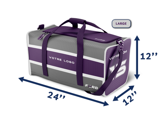SAC DE SPORT PERSONNALISÉ 12''x12''x24'' L