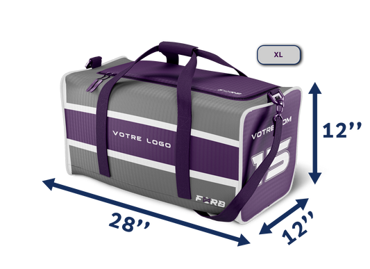 SAC DE SPORT PERSONNALISÉ 12''x12''x28'' XL
