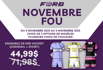 NOVEMBRE FOU : ENSEMBLE DEK HOCKEY