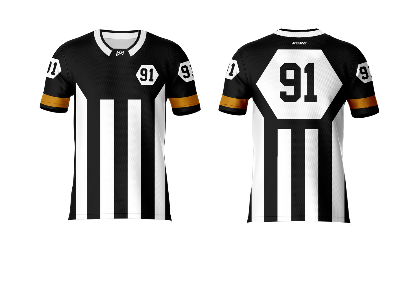 CHANDAIL D'ARBITRE - DEK HOCKEY - MANCHE COURTE