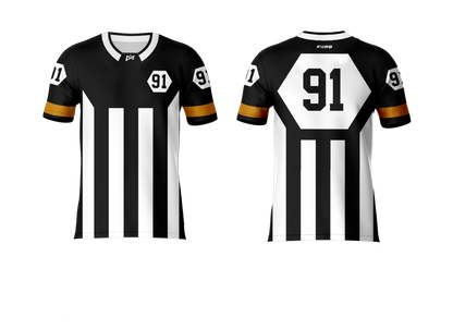 CHANDAIL D'ARBITRE - DEK HOCKEY - MANCHE COURTE