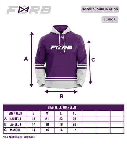 HOODIE EN SUBLIMATION